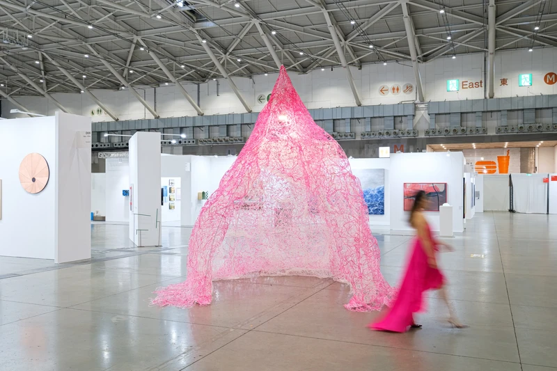 洪郁雯作品《不定的粉紅》,藝術家提供。 洪郁雯作品《不定的粉紅》,藝術家提供。