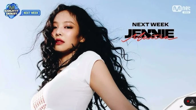 Jennie將登上M Countdown舞台回歸演出 Jennie將登上M Countdown舞台回歸演出