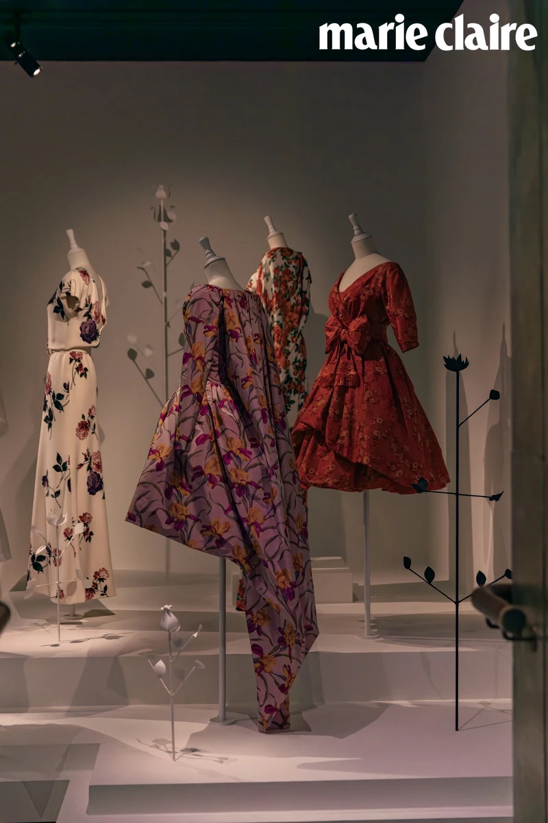 《Les Fleurs d’Yves Saint Laurent》展品之一。 《Les Fleurs d’Yves Saint Laurent》展品之一。