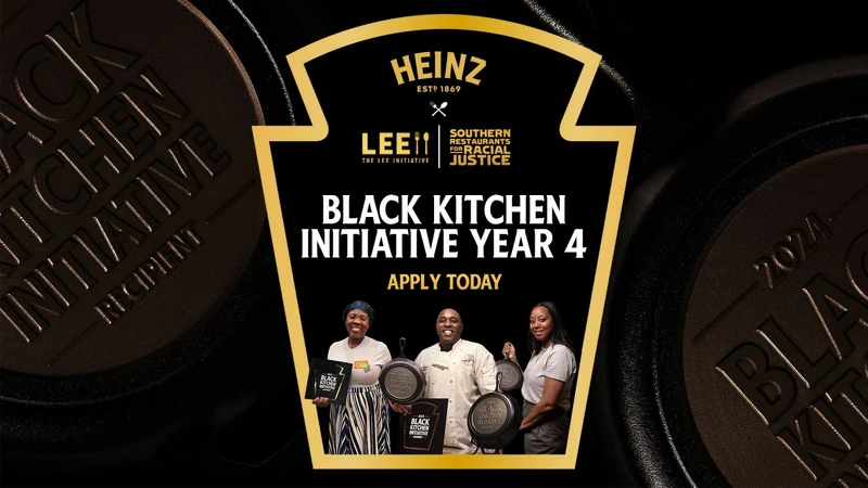 與亨氏食品公司(Heinz)合作的「Heinz Black Kitchen Initiative」。 與亨氏食品公司(Heinz)合作的「Heinz Black Kitchen Initiative」。
