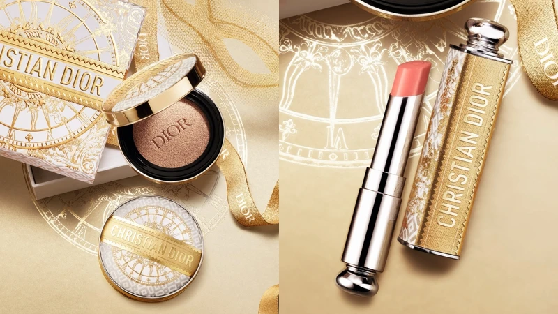 迪奧超完美氣墊外殼金燦凡爾賽,NT1,250、迪奧癮誘唇膏外殼金燦凡爾賽,NT1,150 迪奧超完美氣墊外殼金燦凡爾賽,NT1,250、迪奧癮誘唇膏外殼金燦凡爾賽,NT1,150