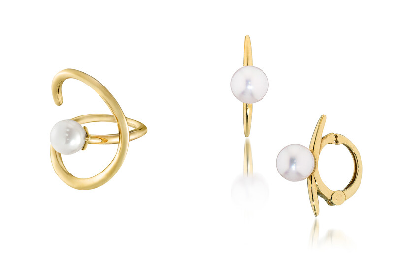 PEARL EAR CUFF系列K10珍珠耳骨夾,NT9,500;PEARL CLIP EARRINGS系列K10珍珠耳夾,NT18,200。 PEARL EAR CUFF系列K10珍珠耳骨夾,NT9,500;PEARL CLIP EARRINGS系列K10珍珠耳夾,NT18,200。