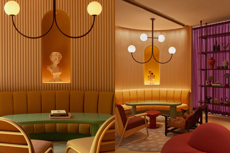 接待櫃檯打破星級酒店浮華的框架。 接待櫃檯打破星級酒店浮華的框架。