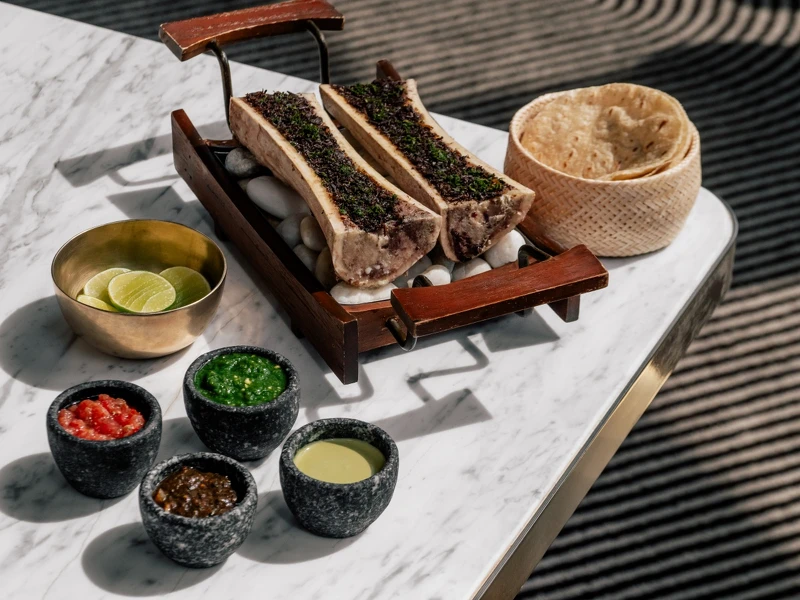 以牛骨髓為主角的「Bone Marrow」。 以牛骨髓為主角的「Bone Marrow」。