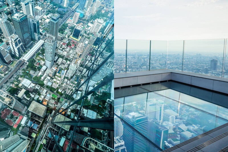 心驚動魄的「SkyWalk」。 心驚動魄的「SkyWalk」。