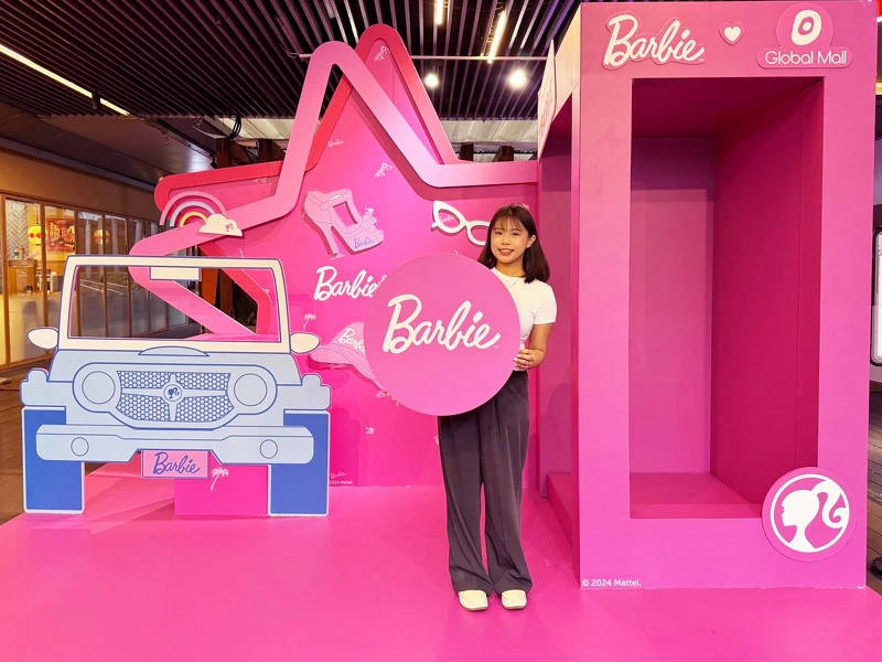 Global Mall夢想週年慶攜手Barbie芭比&trade;推限定打卡點、聯名會員禮，吸引粉絲必拍
