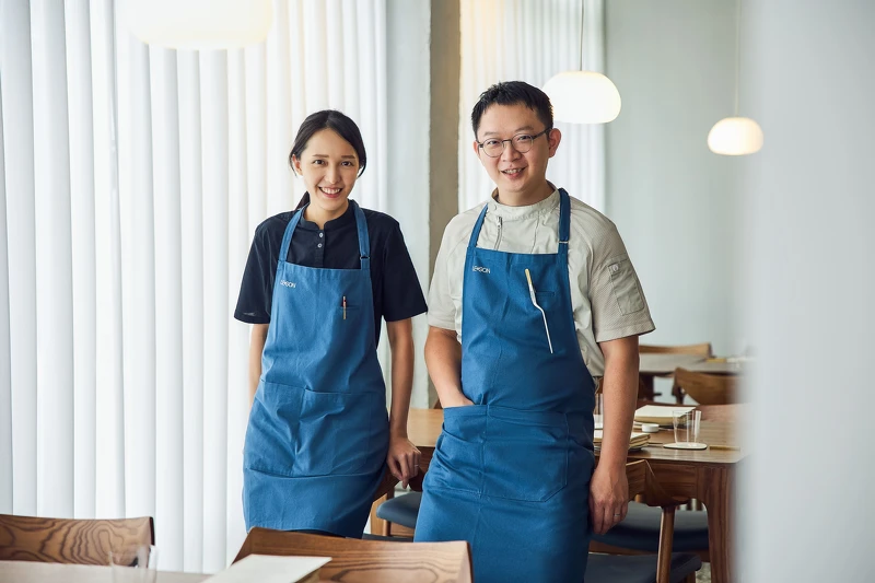 LE SON 品牌經理人 YuYu(左)及主廚 Wilson(右) LE SON 品牌經理人 YuYu(左)及主廚 Wilson(右)