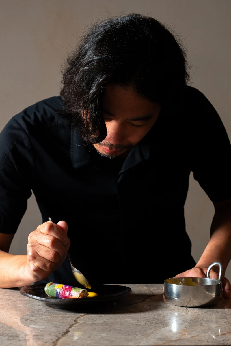 仲嶺淳一主廚。 仲嶺淳一主廚。