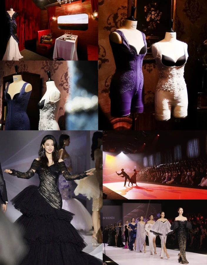 MAISON WENĒE 薇妮體雕衣 2025高級訂製發表「LOVE LETTERS 情書」主題沉浸式展覽空間,呼應大秀主題佈置成二十世紀初年代的列車車廂,並展出高級訂製及限定款 MAISON WENĒE 薇妮體雕衣(上圖);由MAISON WENĒE 薇妮體雕衣 全球代言人、知名演員張馨予,壓軸演繹的暗黑風高級訂製服(下圖) MAISON WENĒE 薇妮體雕衣 2025高級訂製發表「LOVE LETTERS 情書」主題沉浸式展覽空間,呼應大秀主題佈置成二十世紀初年代的列車車廂,並展出高級訂製及限定款 MAISON WENĒE 薇妮體雕衣(上圖);由MAISON WENĒE 薇妮體雕衣 全球代言人、知名演員張馨予,壓軸演繹的暗黑風高級訂製服(下圖)