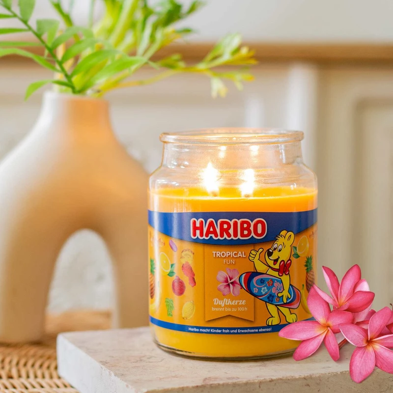 HARIBO香氛蠟燭-Tropical Fun熱帶趣味85g，NT390、300g，NT690、510g，NT890