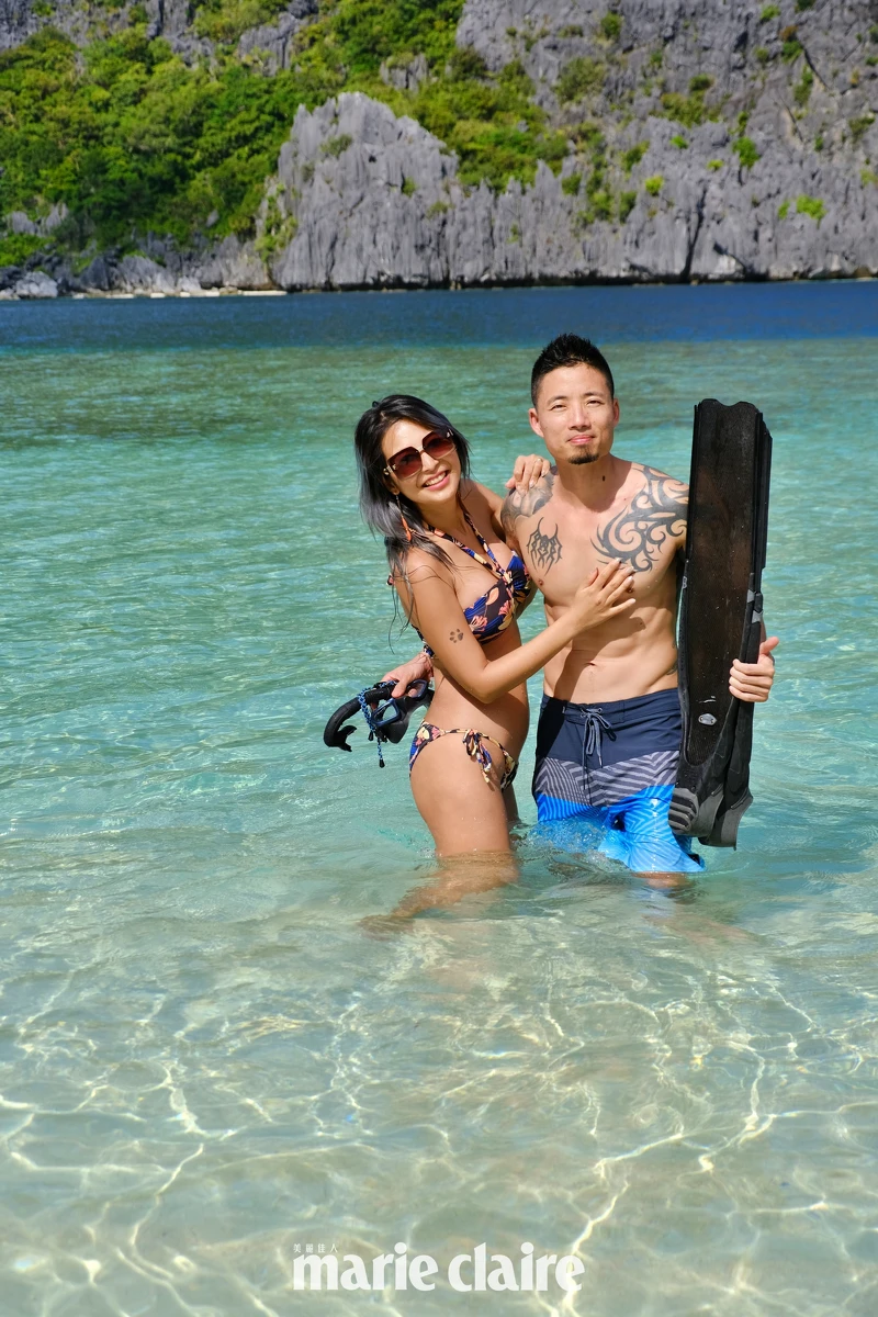 菲律賓巴拉望最大海龜保育中心創辦人 Sylvia 與 H Hotel Group 創辦人與總裁 Henry 夫妻兩人 菲律賓巴拉望最大海龜保育中心創辦人 Sylvia 與 H Hotel Group 創辦人與總裁 Henry 夫妻兩人