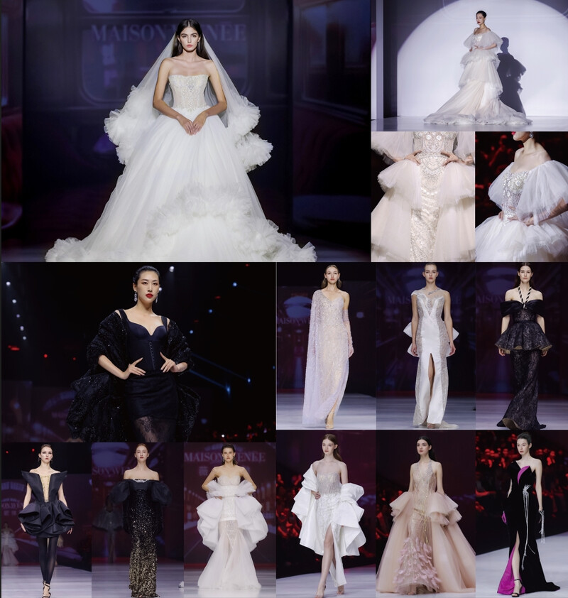 MAISON WENĒE 薇妮體雕衣 2025「LOVE LETTERS 情書」高級訂製婚紗系列成為一大亮點。極致浪漫的手法,打造如夢似幻輕盈飄逸婚紗(上圖);大秀共呈現28款高級訂製服,展現MAISON WENĒE 薇妮體雕衣 的卓越品牌美學。MAISON WENĒE 薇妮體雕衣 與高級訂製服互相映襯,將美與功能完美平衡(下圖) MAISON WENĒE 薇妮體雕衣 2025「LOVE LETTERS 情書」高級訂製婚紗系列成為一大亮點。極致浪漫的手法,打造如夢似幻輕盈飄逸婚紗(上圖);大秀共呈現28款高級訂製服,展現MAISON WENĒE 薇妮體雕衣 的卓越品牌美學。MAISON WENĒE 薇妮體雕衣 與高級訂製服互相映襯,將美與功能完美平衡(下圖)