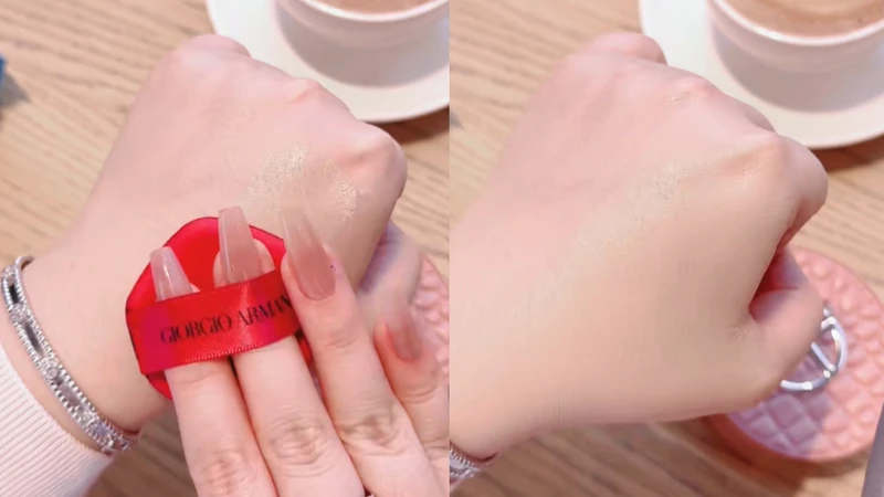 圖片來源:小紅書|完美絲絨持久氣墊粉餅 沙丘玫棕皮革限定版 定價3,500元 圖片來源:小紅書|完美絲絨持久氣墊粉餅 沙丘玫棕皮革限定版 定價3,500元