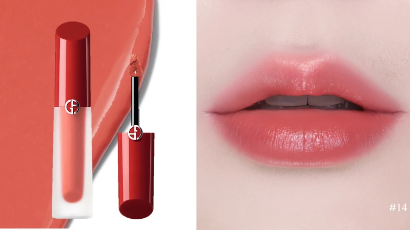 圖片來源:Armani Beauty|奢華絲緞訂製水唇釉#14冷煙奶凍 4ml定價1,600元 圖片來源:Armani Beauty|奢華絲緞訂製水唇釉#14冷煙奶凍 4ml定價1,600元