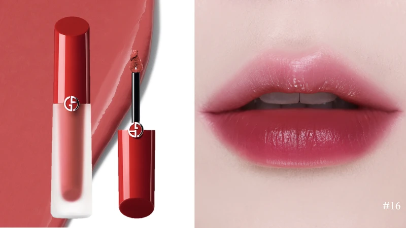 圖片來源:Armani Beauty|奢華絲緞訂製水唇釉#16冷煙野莓 4ml定價1,600元 圖片來源:Armani Beauty|奢華絲緞訂製水唇釉#16冷煙野莓 4ml定價1,600元