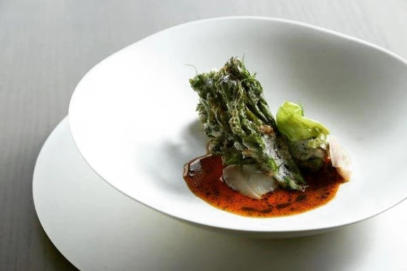 「Crispy Fatsia Shoot」。 「Crispy Fatsia Shoot」。