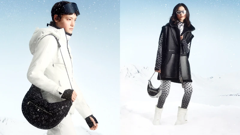 Louis Vuitton推出LV SKI 系列,其中尼龍材質系列的外套,不僅防風又擋雪,非常適合雪地氣候。 Louis Vuitton推出LV SKI 系列,其中尼龍材質系列的外套,不僅防風又擋雪,非常適合雪地氣候。