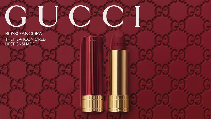 Gucci傾色柔霧唇膏(#509 Rosso Ancora),NT1,700 Gucci傾色柔霧唇膏(#509 Rosso Ancora),NT1,700