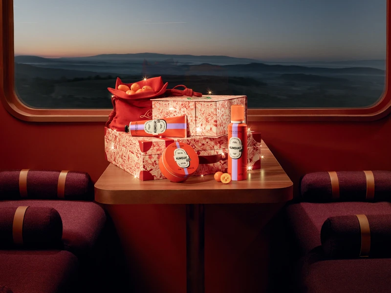 L’OCCITANE歐舒丹奇幻之旅康果乳油木限量系列情境照。