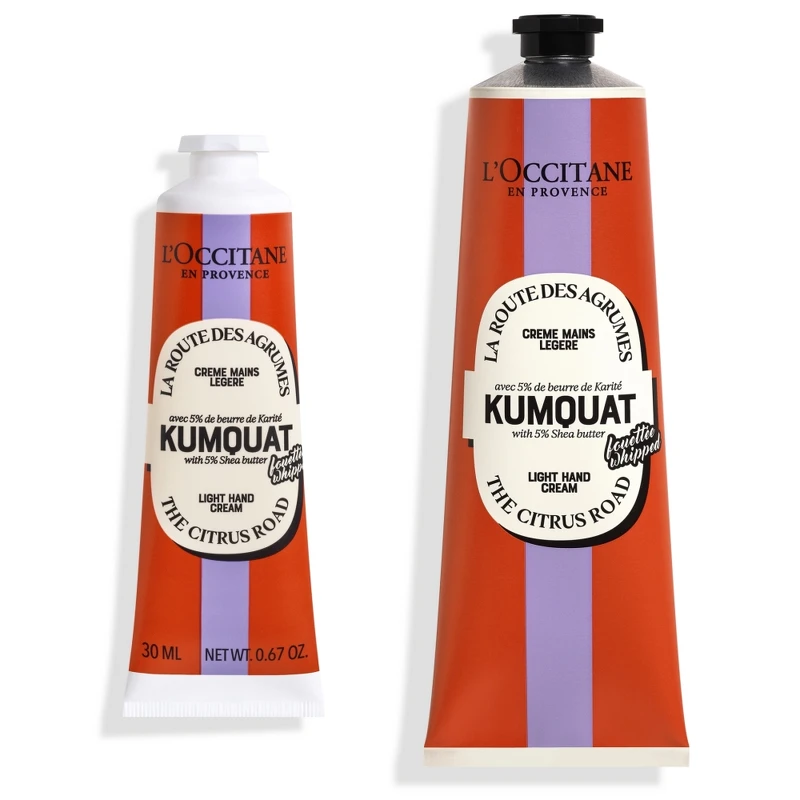 L’OCCITANE歐舒丹奇幻之旅康果乳油木舒芙護手霜30ml，NT420、150ml NT1,180