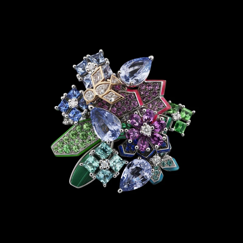 Diorigami Hyacinth紫色尖晶石戒指