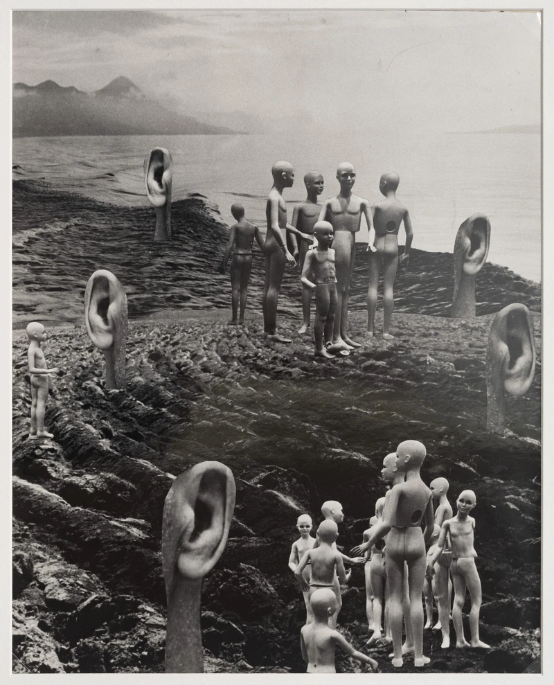 Zofia Rydet 《威脅》(Threat),出自《情感與想像的世界》系列(The World of Feelings and Imagination ),銀鹽影像,49.5 x 39.6公分,1975-1979年|© RASTER The Zofia Rydet Foundation and Raster Gallery