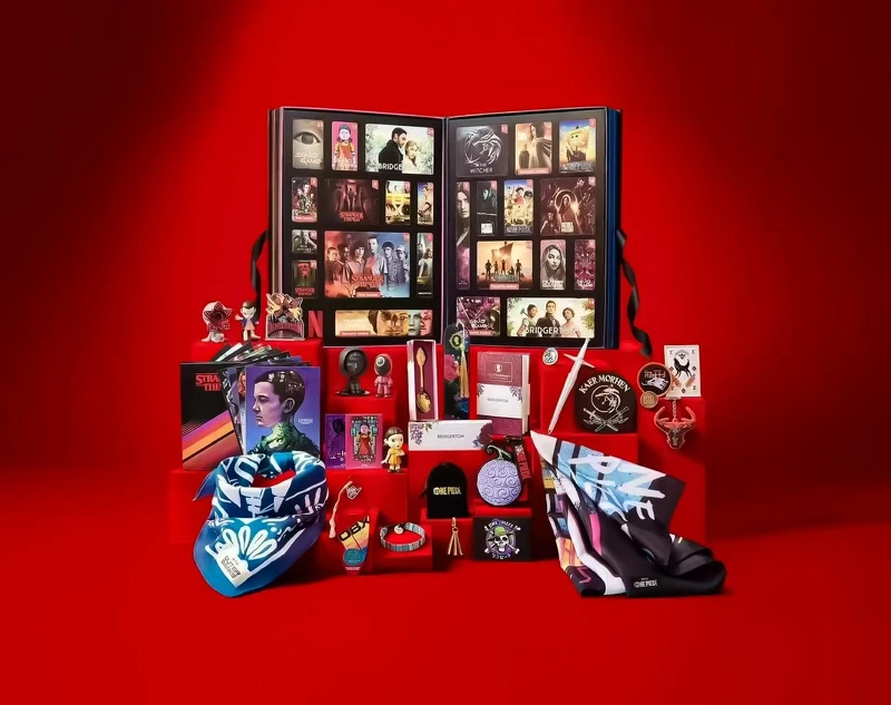 集結怪奇物語、魷魚遊戲與航海王等七部暢銷影集的限量首發「NETFLIX 24驚喜禮物盒」重磅亮相｜2024誠品禮物節