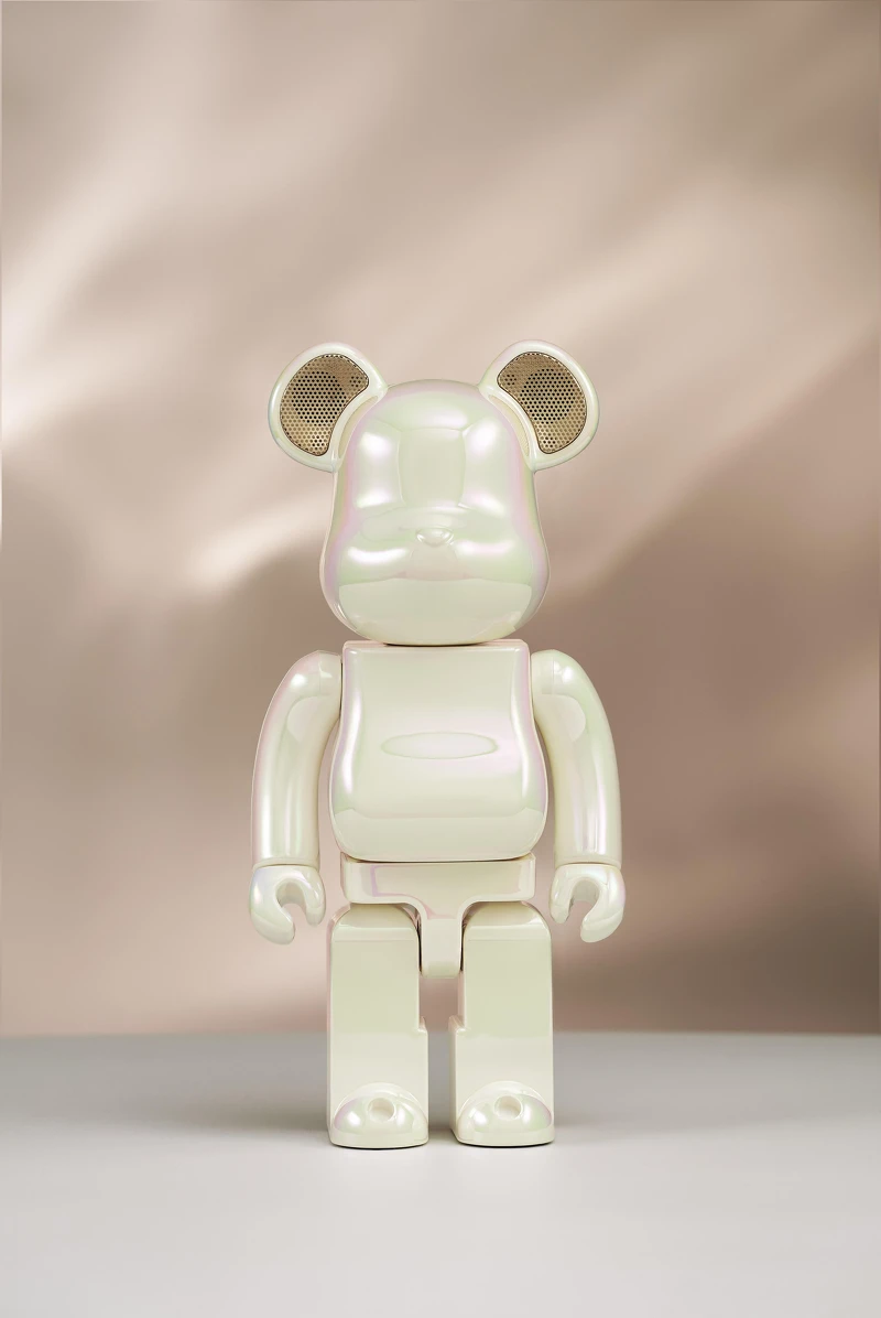 BE@RBRICK Audio 400％ 藍牙音響_珍珠炫白幻影｜2024誠品禮物節