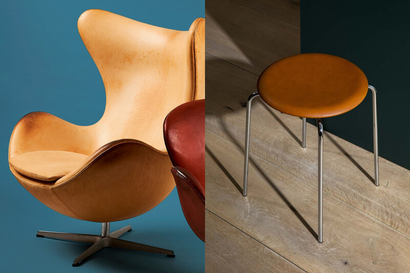 Arne Jacobsen 著名的「Egg™ 」與「Dot™」。 Arne Jacobsen 著名的「Egg™ 」與「Dot™」。