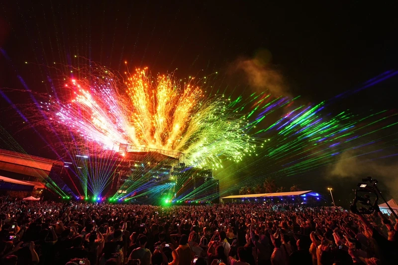 結尾煙火令人震撼（圖／Blowin' in the Wind大風吹提供）