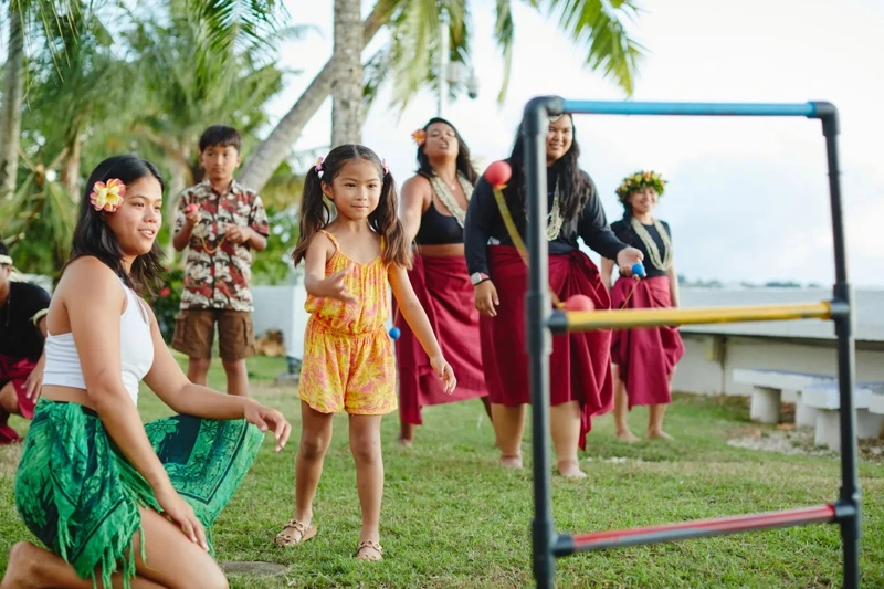 度假村有許多為兒童規劃的活動。