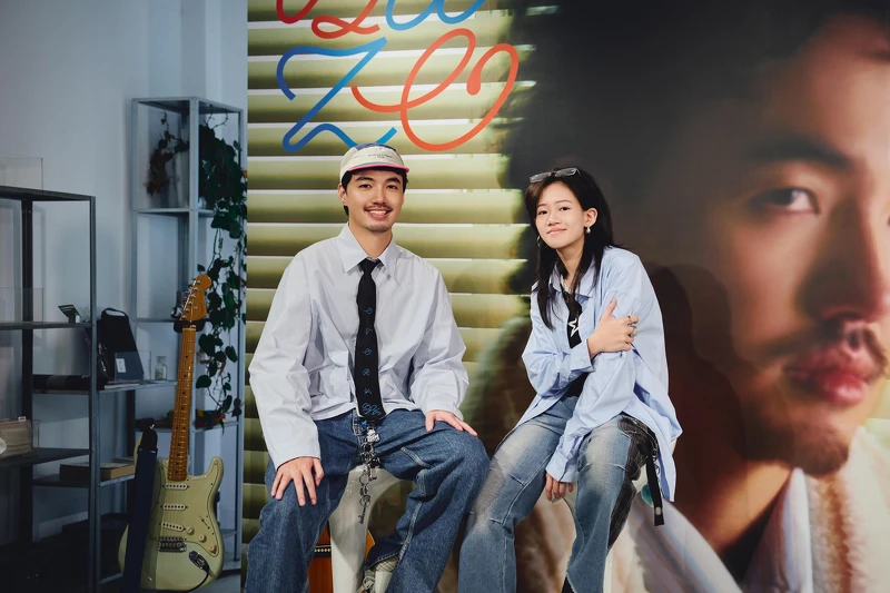 Everydaze（左）與Andr（右）是附中的學長學妹