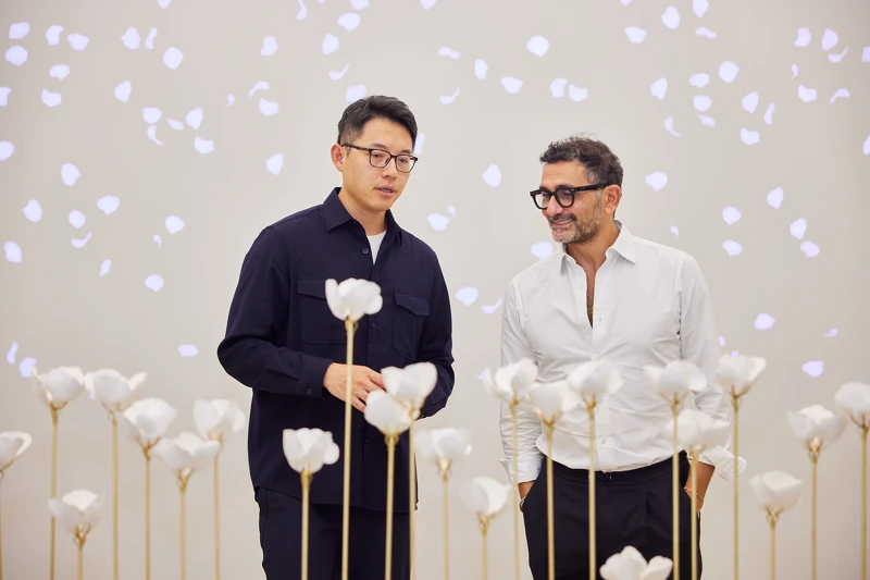 Francis 於展覽現場現場