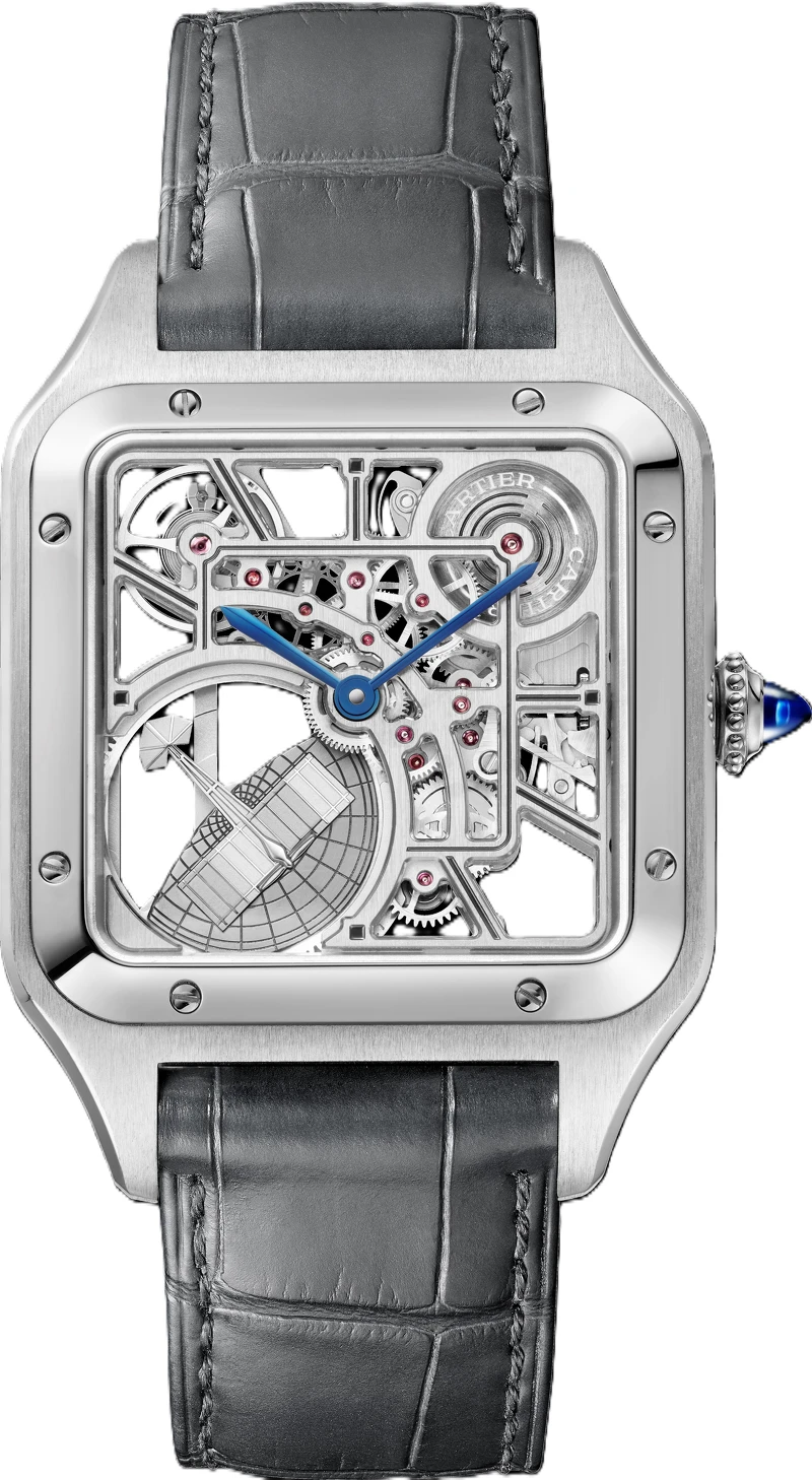 Santos-Dumont微型擺陀鏤空腕錶 Santos-Dumont微型擺陀鏤空腕錶