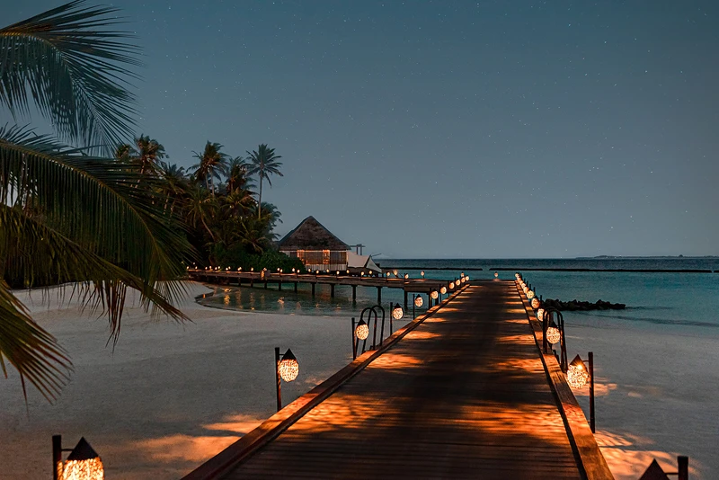 夜晚迷人的景色。 夜晚迷人的景色。