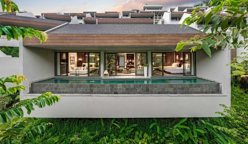 無邊際泳池。 無邊際泳池。