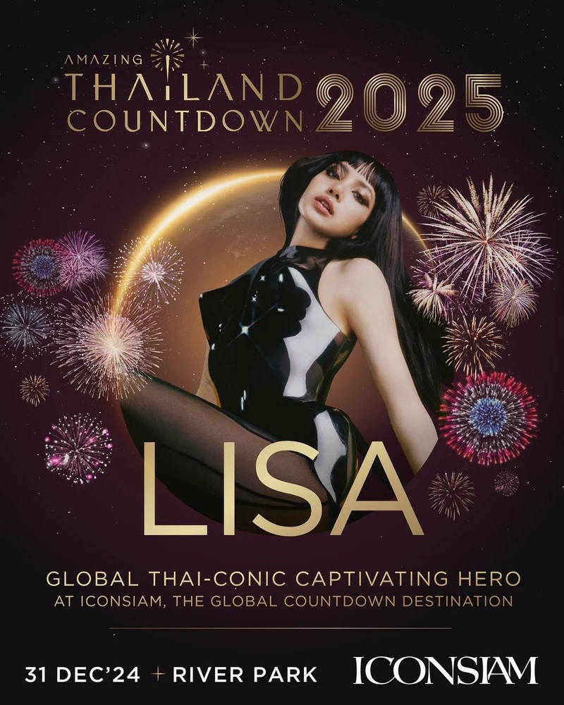 Lisa準備在曼谷與國人倒數跨年