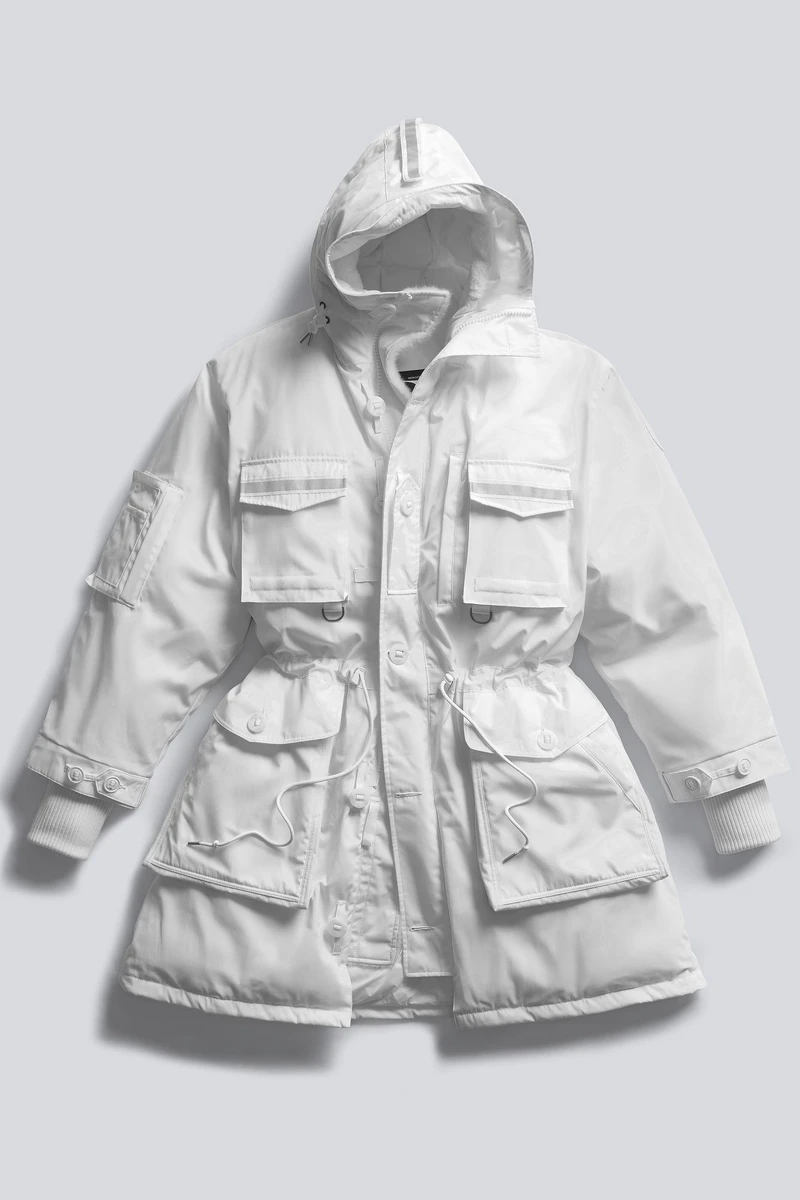 【Canada Goose】 Rider 派克大衣-外套-白色-$88,700 NTD