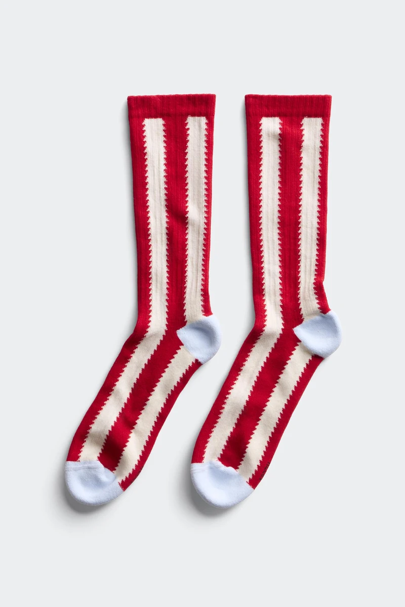 【Canada Goose】 Volt 長襪-襪子-條紋紅色-$4,300 NTD