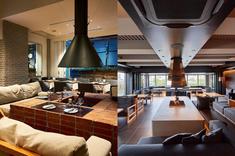 火爐成了「MERCER BRUNCH」的標準配置。 火爐成了「MERCER BRUNCH」的標準配置。