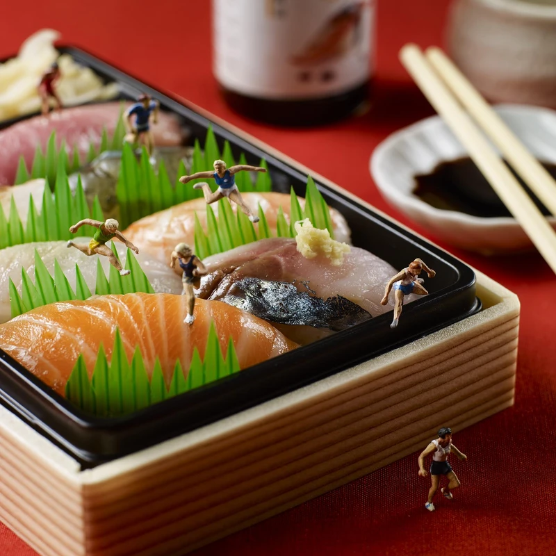 看啥小—微型藝術博物館_Minimiam《sushi race》