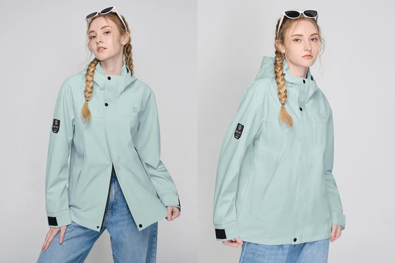 輕量機能防潑水防風透氣旋轉釦輕鋒衣5.0 NT1250