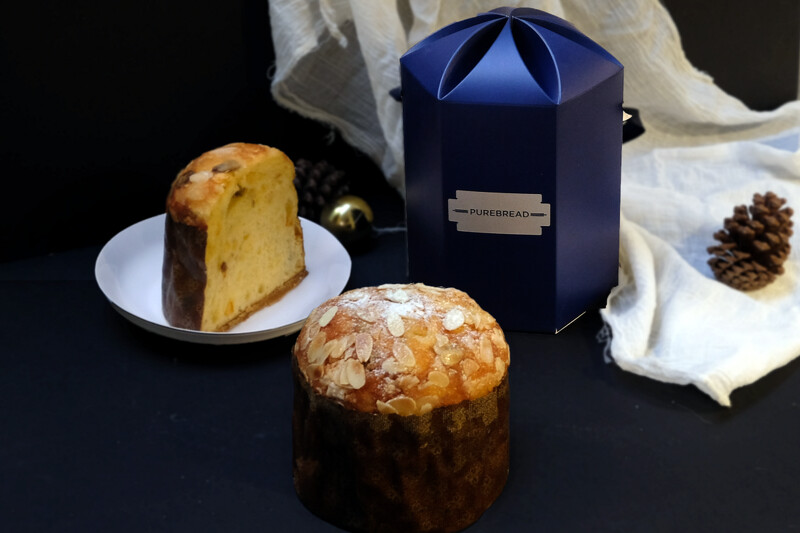 注於歐式麵包本味的「Purebread Bakery」每年也都推出聖誕麵包。