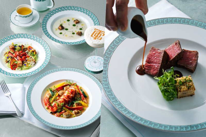 冬季菜色延續 Blue Box Café 的奢華風格，超級適合作為聖誕大餐。