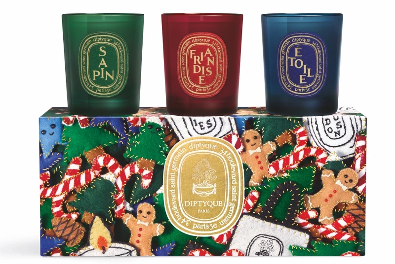 Diptyque 2024限量聖誕蠟燭禮盒70g*3,NT4,800 Diptyque 2024限量聖誕蠟燭禮盒70g*3,NT4,800