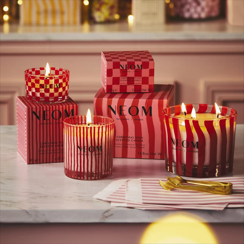 NEOM 2024聖誕限定蠟燭-聖誕祈願Christmas Wish 75g,NT1,100、185g,NT1,800、420g,NT2,300 NEOM 2024聖誕限定蠟燭-聖誕祈願Christmas Wish 75g,NT1,100、185g,NT1,800、420g,NT2,300