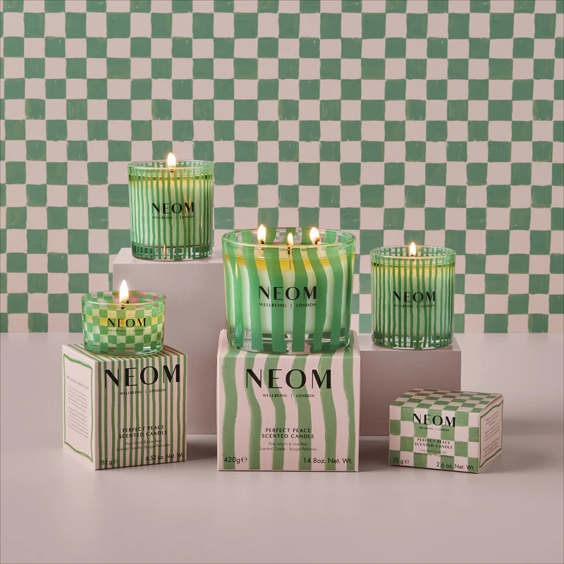 NEOM 2024聖誕限定蠟燭-香料萊姆 Perfect Peace 75g,NT1,100、185g,NT1,800、420g,NT2,300 NEOM 2024聖誕限定蠟燭-香料萊姆 Perfect Peace 75g,NT1,100、185g,NT1,800、420g,NT2,300
