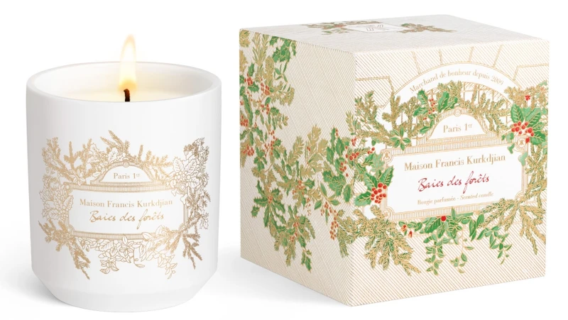 Maison Francis Kurkdjian 2024聖誕限量版Baies des forêts漫步巴黎香氛蠟燭280g,NT3,600 Maison Francis Kurkdjian 2024聖誕限量版Baies des forêts漫步巴黎香氛蠟燭280g,NT3,600