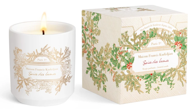 Maison Francis Kurkdjian 2024聖誕限量版Baies des lunes幸運守候香氛蠟燭280g,NT3,600 Maison Francis Kurkdjian 2024聖誕限量版Baies des lunes幸運守候香氛蠟燭280g,NT3,600