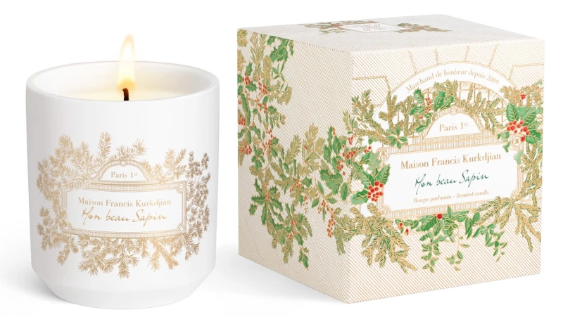 Maison Francis Kurkdjian 2024聖誕限量版Mon beau Sapin耶誕冷杉香氛蠟燭280g,NT3,600 Maison Francis Kurkdjian 2024聖誕限量版Mon beau Sapin耶誕冷杉香氛蠟燭280g,NT3,600
